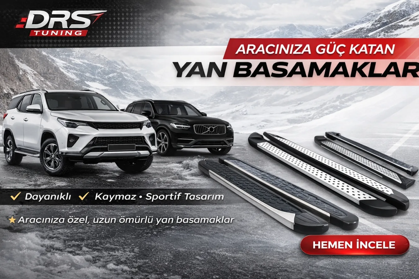 Oto Aksesuar Shop Kampanyası Afişi